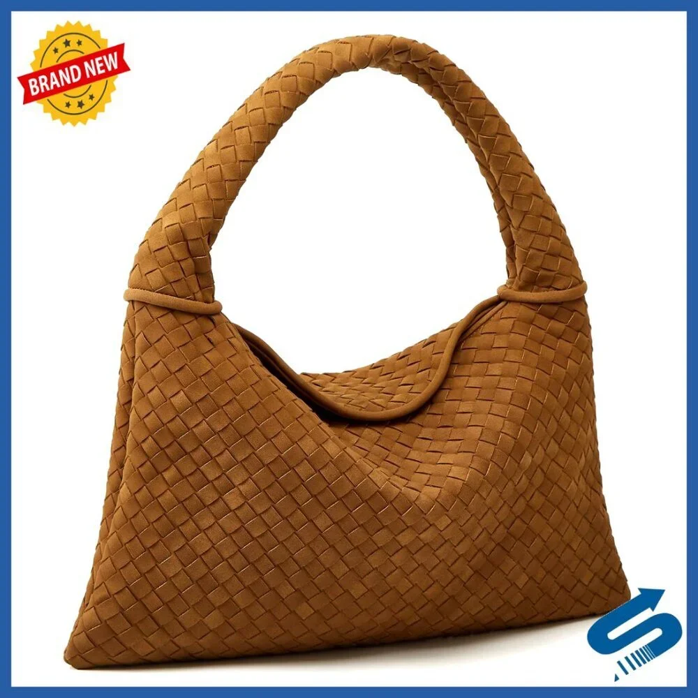 Suede Hobo Bag Crossbody Tote Shoulder Purse Work Travel